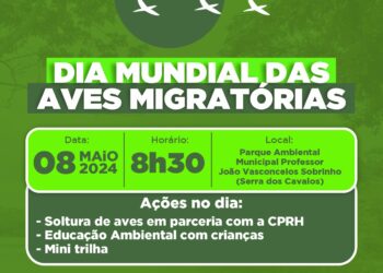 Parque Ambiental Municipal de Serra dos Cavalos celebra Dia Mundial das aves migratórias nesta quarta (08)