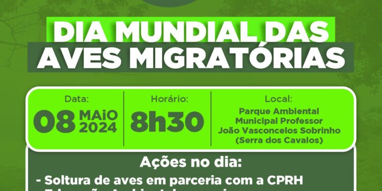 Parque Ambiental Municipal de Serra dos Cavalos celebra Dia Mundial das aves migratórias nesta quarta (08)