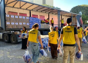 No Recife, LBV abre posto de arrecadação em prol do RS