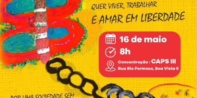 Dia Nacional de Luta Antimanicomial será lembrado com caminhada em Caruaru