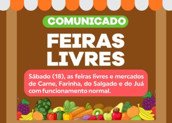 Feiras Livres e Mercados Públicos funcionarão normalmente neste sábado (18) aniversário de Caruaru