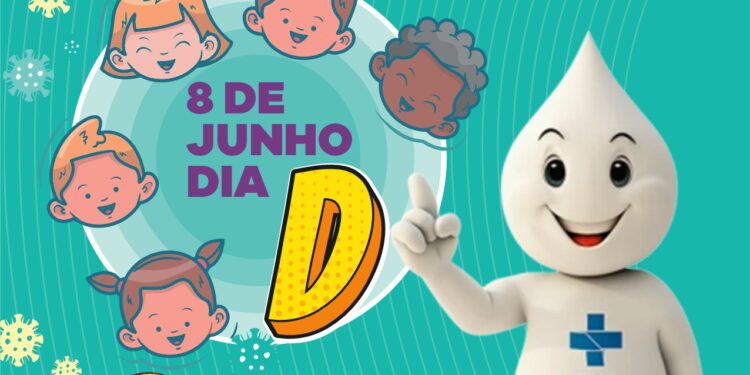 Caruaru realiza “Dia D” da Campanha Nacional de Vacinação contra a Poliomielite neste sábado (08)