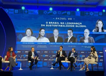 Em debate sobre sustentabilidade do Brasil, governadora Raquel Lyra destaca iniciativas de Pernambuco para transição econômica