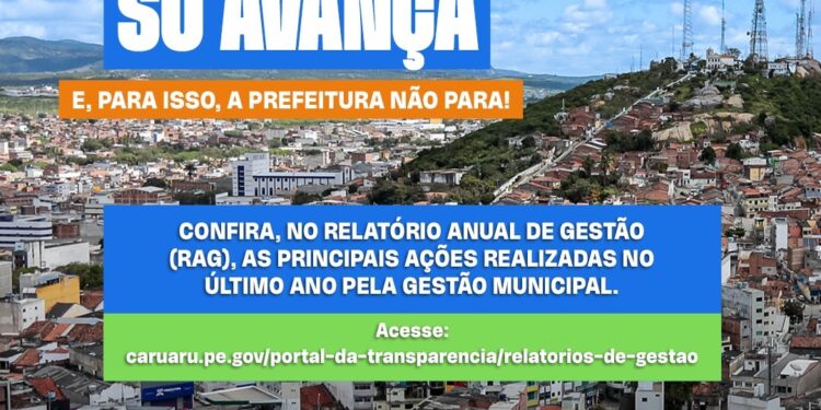 Prefeitura de Caruaru apresenta Relatório Anual de Gestão