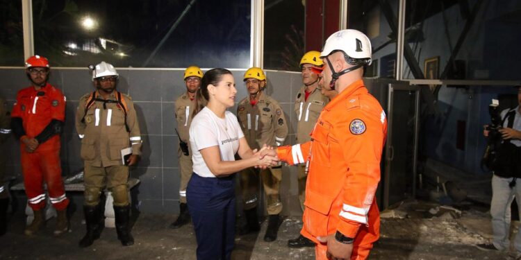 Governadora Raquel Lyra garante a reconstrução do Santuário de Nossa Senhora da Conceição, no Recife