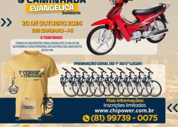 1ª Corrida e Caminhada Evangélica Solidária está com inscrições abertas