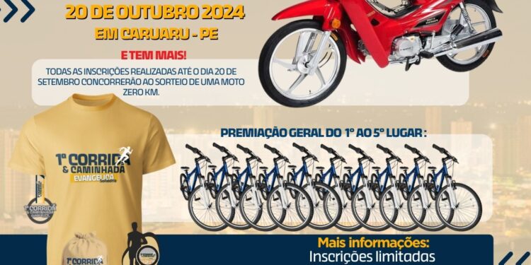 1ª Corrida e Caminhada Evangélica Solidária está com inscrições abertas