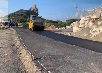Governo de Pernambuco inicia obras de pavimentação no aeroporto de Fernando de Noronha