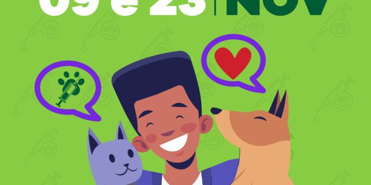 Campanha de Vacinação Antirrábica começa neste sábado (09) em Caruaru