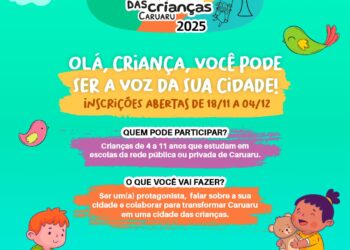 Prefeitura de Caruaru abre inscrições para o Comitê das Crianças 2025