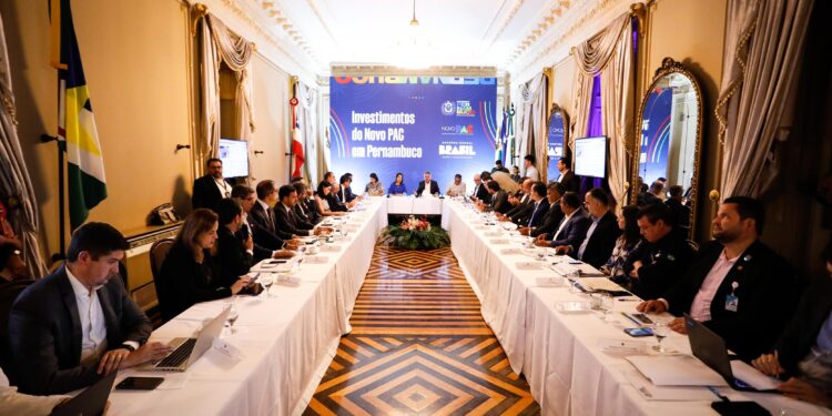 Em reunião, governadora Raquel Lyra e ministro Rui Costa realizam alinhamentos para as obras do Novo PAC em Pernambuco