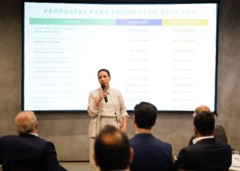 Governadora Raquel Lyra reúne bancada federal, ministros e senadores para apresentar andamento de projetos em Pernambuco e debater destinação de emendas
