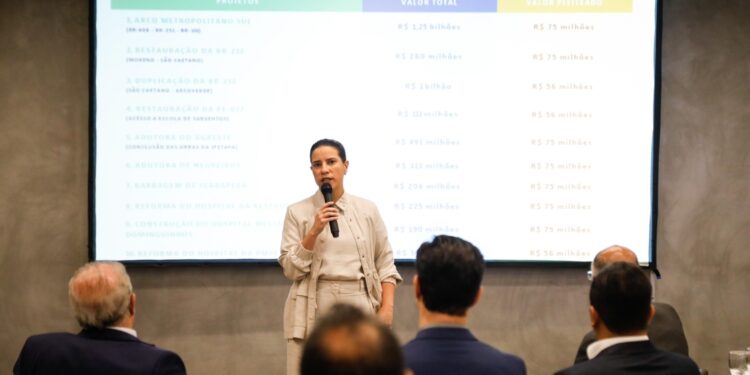 Governadora Raquel Lyra reúne bancada federal, ministros e senadores para apresentar andamento de projetos em Pernambuco e debater destinação de emendas