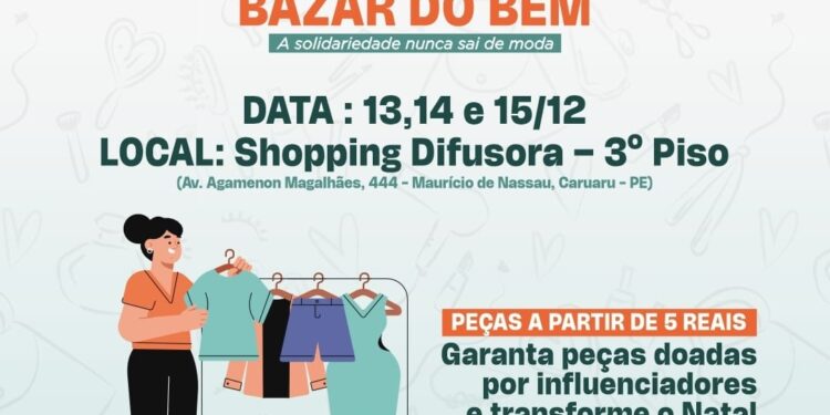 Transforma Caruaru promove a 4ª edição do Bazar do Bem