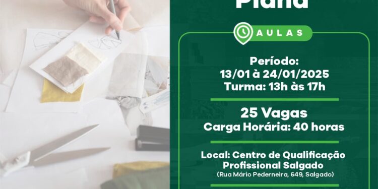 Prefeitura de Caruaru oferece curso gratuito de Modelagem Plana para o setor têxtil
