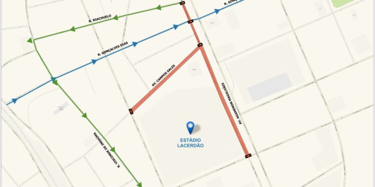 Ruas serão interditadas por causa do jogo Central X Decisão, pelo Campeonato Pernambucano