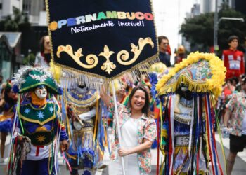 PE meu País: governadora Raquel Lyra apresenta o Carnaval pernambucano à cidade de São Paulo