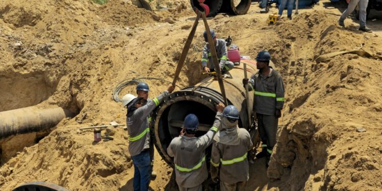Interligação da Adutora do Agreste em Caruaru reforçará abastecimento de cidades atendidas pelo Tramo Sul do Sistema Jucazinho