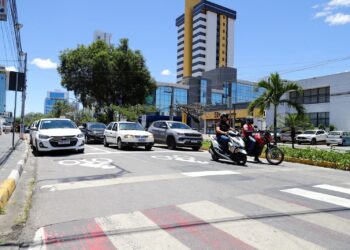 Autarquia de Mobilidade de Caruaru realiza implantação de novas sinalizações para motocicletas nos semáforos