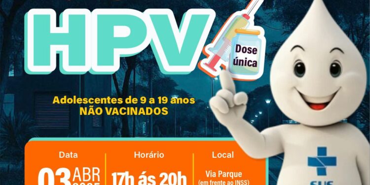 Prefeitura de Caruaru realizará ação de vacinação noturna contra o HPV nesta quinta-feira (3)