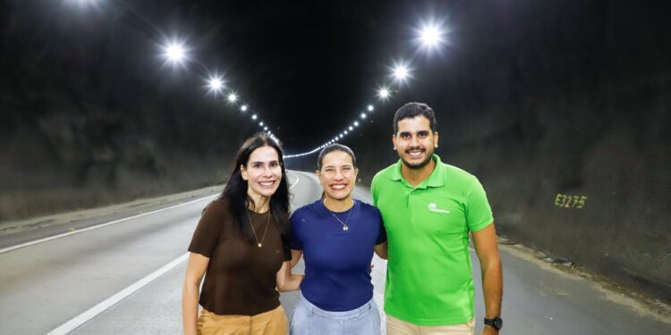 Ilumina PE: Governo do Estado e Neoenergia inauguram nova iluminação do Túnel Plínio Pacheco, em Gravatá