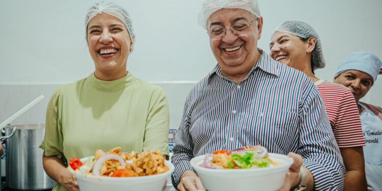 Em Gravatá, no Agreste, governadora Raquel Lyra inaugura a 196ª cozinha comunitária do Estado