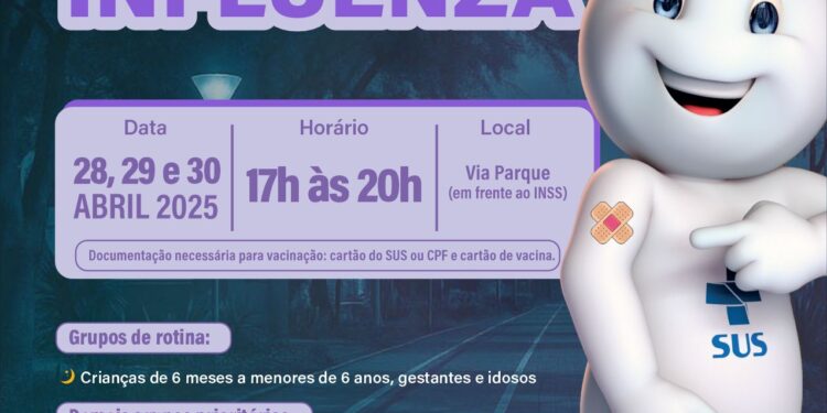 Prefeitura de Caruaru inicia vacinação noturna contra a Influenza