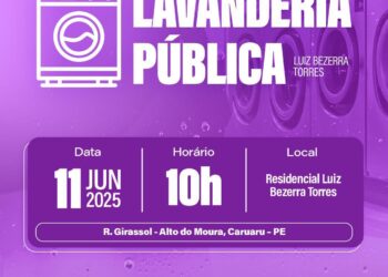 Solenidade de entrega da lavanderia pública do Luiz Bezerra Torres