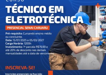 SENAI Caruaru abre inscrições para curso de Técnico em Eletrotécnica