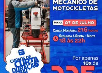 SENAI Caruaru abre inscrições para curso de Mecânico de Motocicletas