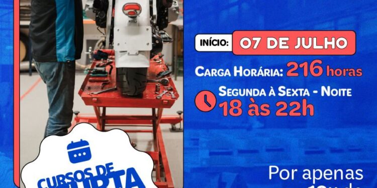 SENAI Caruaru abre inscrições para curso de Mecânico de Motocicletas