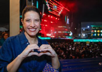 Governadora Raquel Lyra prestigia abertura do São João de Caruaru