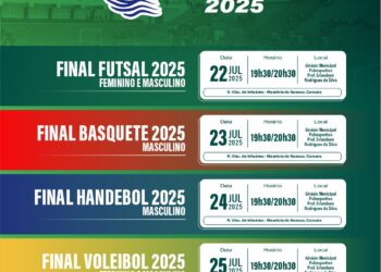 Finais da Copa Caruaru começam hoje (22) com entrada gratuita no Ginásio Municipal Poliesportivo Prof. Erlandsen Rodrigues da Silva