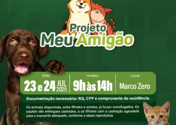 Projeto “Meu Amigão” volta ao Marco Zero com nova edição para adoção de pets