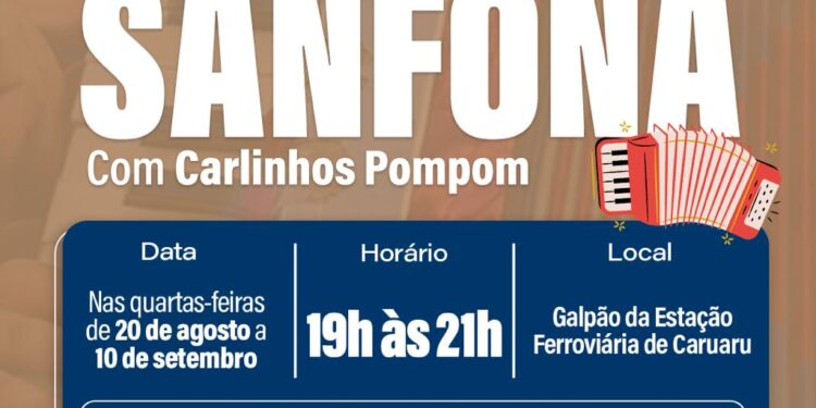 Fundação de Cultura abre inscrições para oficina gratuita de sanfona