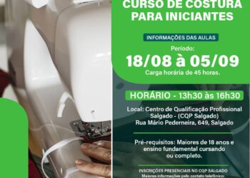 Prefeitura de Caruaru abre inscrições para cursos gratuitos de costura e fotografia com smartphone