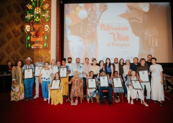 Governadora Raquel Lyra diploma novos Patrimônios Vivos na 18ª Semana Estadual do Patrimônio Cultural