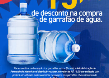 Abastecimento de água mineral em Fernando de Noronha