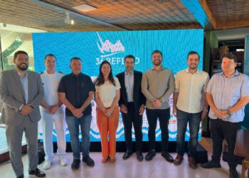 Administração de Fernando de Noronha participa do anúncio oficial da Refeno 2025 em coletiva de imprensa no Recife