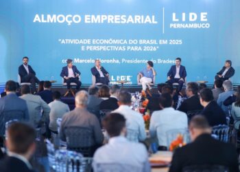 Governadora em exercício, Priscila Krause destaca avanços na gestão fiscal e na retomada da confiança empresarial do Estado em evento do LIDE Pernambuco