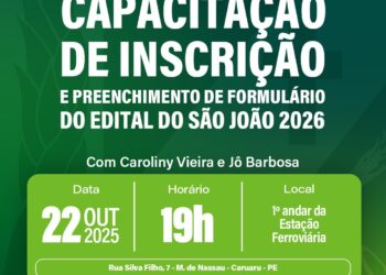 Fundação de Cultura de Caruaru realiza capacitação sobre edital do São João 2026