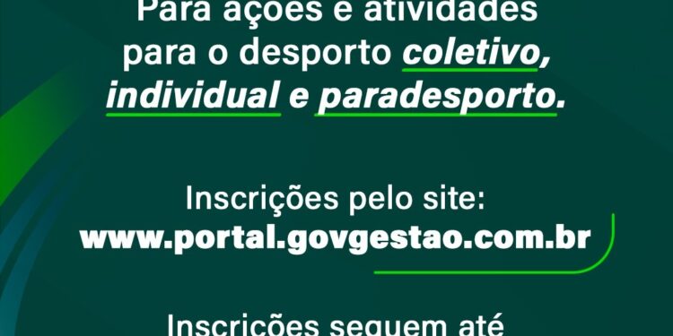 Prefeitura de Caruaru abre chamamento público para ações e atividades esportivas