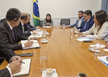 Em reunião com empresas chinesas, governadora Raquel Lyra destaca papel estratégico do Porto de Suape e fortalece diálogo com a Embaixada do Brasil na China