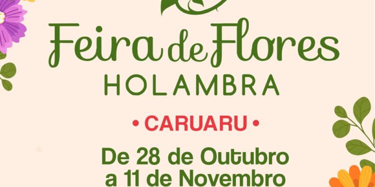 Caruaru recebe nova edição da tradicional Feira de Flores de Holambra