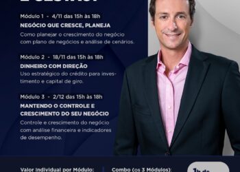 Acic abre inscrições para Workshop sobre negócios e gestãoTreinamento contará com consultoria exclusiva do economista Ecio Costa