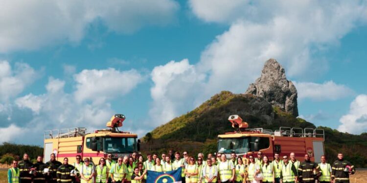 Governadora Raquel Lyra chega a Fernando de Noronha e inaugura pistas de taxiamento e pátio de aeronaves do Aeroporto Governador Carlos Wilson