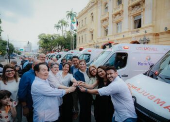 Governadora Raquel Lyra entrega nove novas ambulâncias de UTI Móvel e completa conjunto de 40 unidades deste tipo