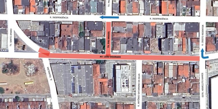 Avenida Leão Dourado terá trechos com interdições temporárias