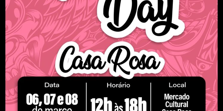 Mercado Cultural Casa Rosa tem programação dedicada a diversidade cultural e ao Mês da Mulher