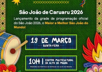 Lançamento da programação do São João de Caruaru 2026